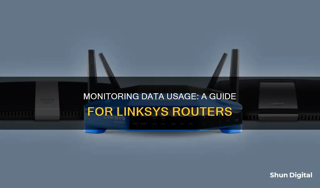 how to monitor data usage on linksys router