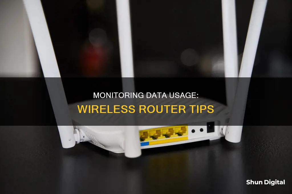 how to monitor data usage on wireless router