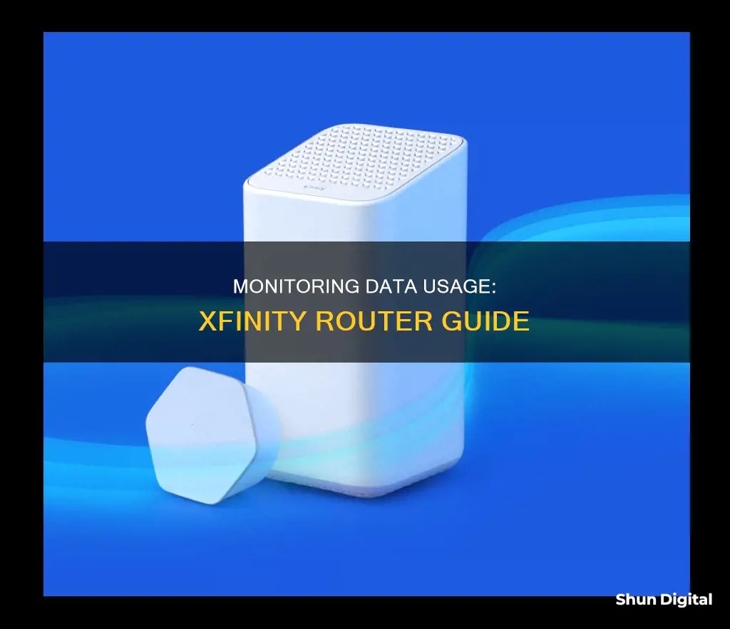 how to monitor data usage on xfinity router