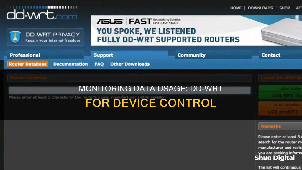 how to monitor data usage per device with dd wrt