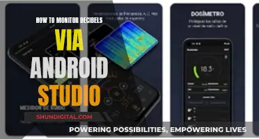 Measuring Decibels: Android Studio's Decibel Monitoring Magic