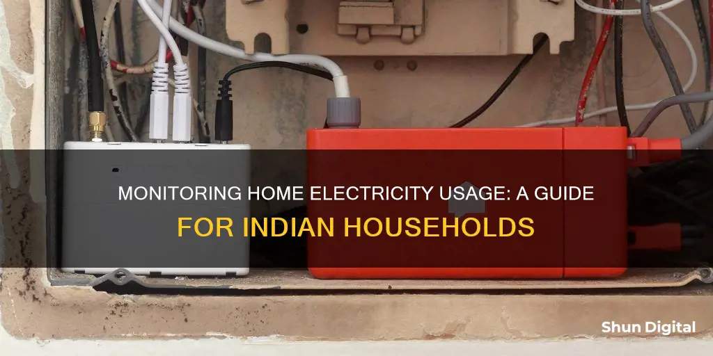 how to monitor electricity usage in home india