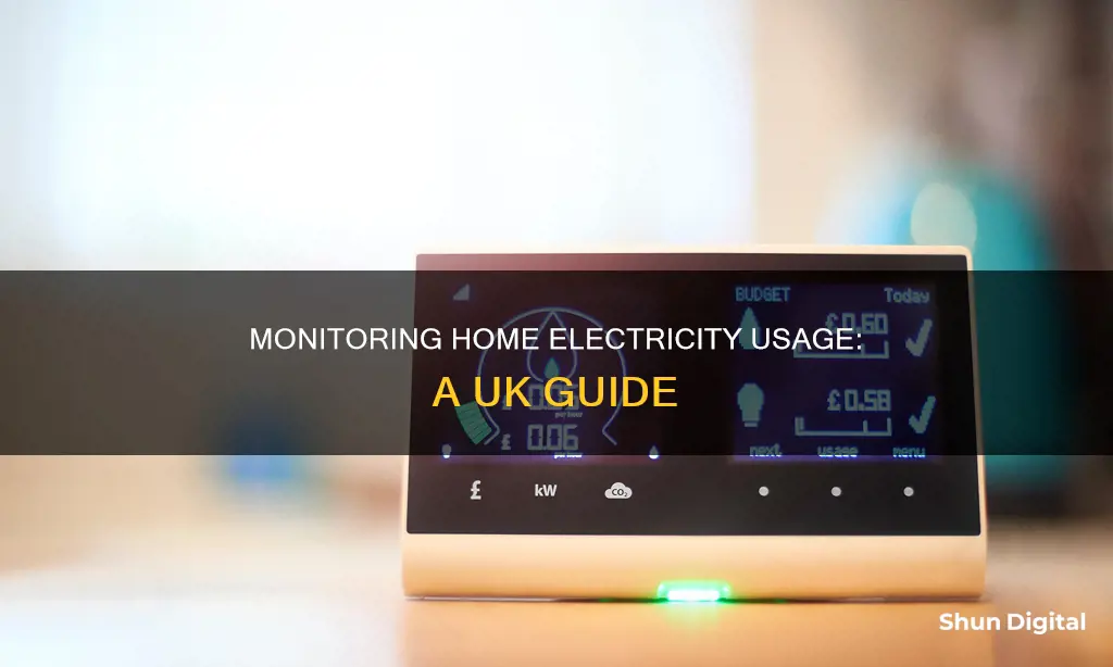 how to monitor electricity usage in home uk