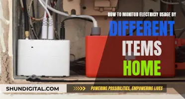 Monitoring Home Electricity Usage: Item-by-Item Power Guide