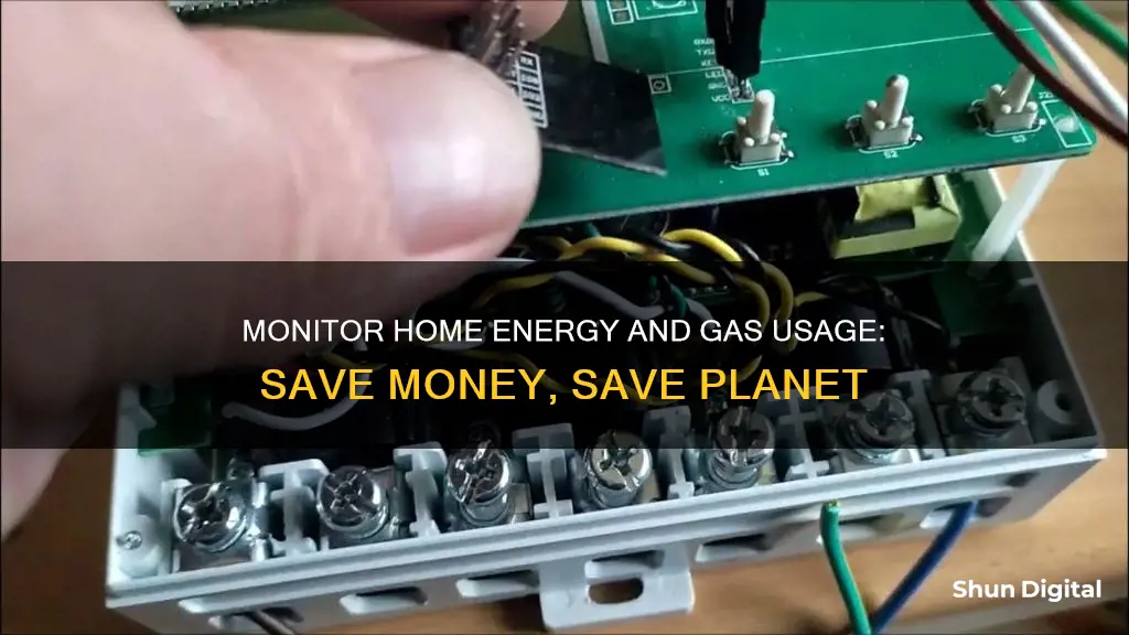 how to monitor energy and gas usage at home