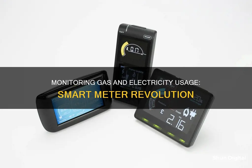 how to monitor gas and electricity usage