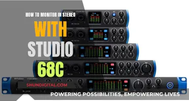 Monitoring in Stereo: Studio 68c Setup Guide