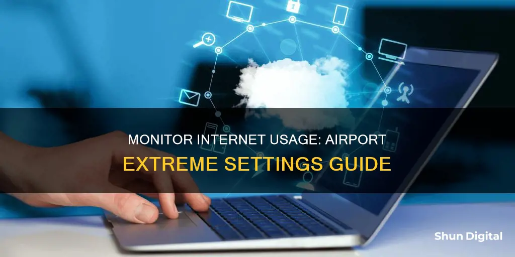 how to monitor internet usage airport extreme