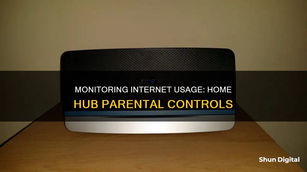 how to monitor internet usage bt home hub