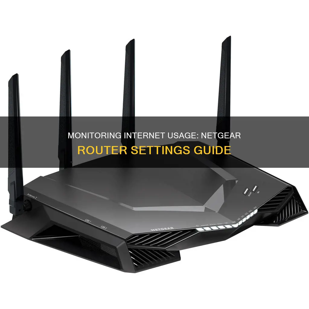 how to monitor internet usage on netgear router