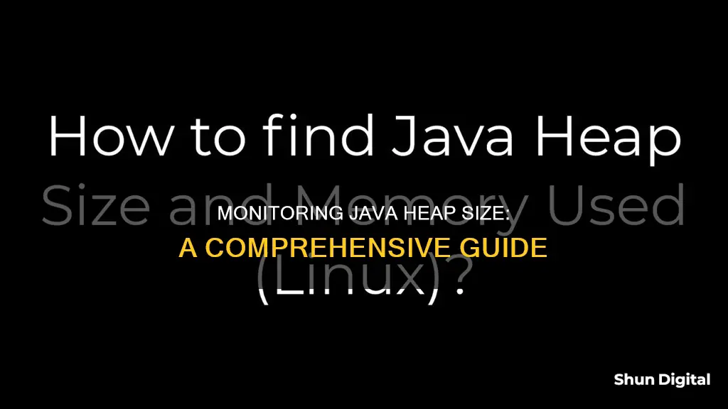 how to monitor java heap size