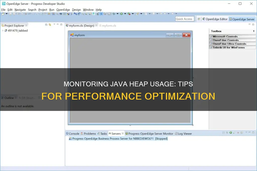 how to monitor java heap usage