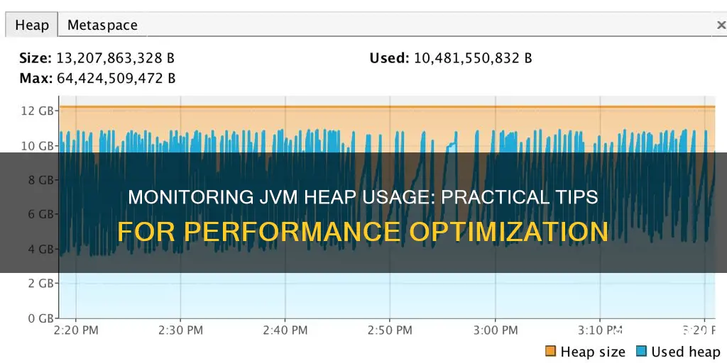 how to monitor jvm heap usage