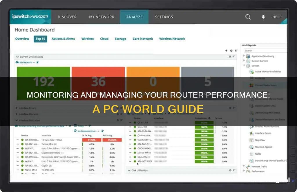 how to monitor manage router performance pcworld