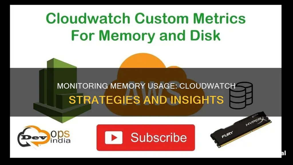 how to monitor memory usage in aws cloudwatch