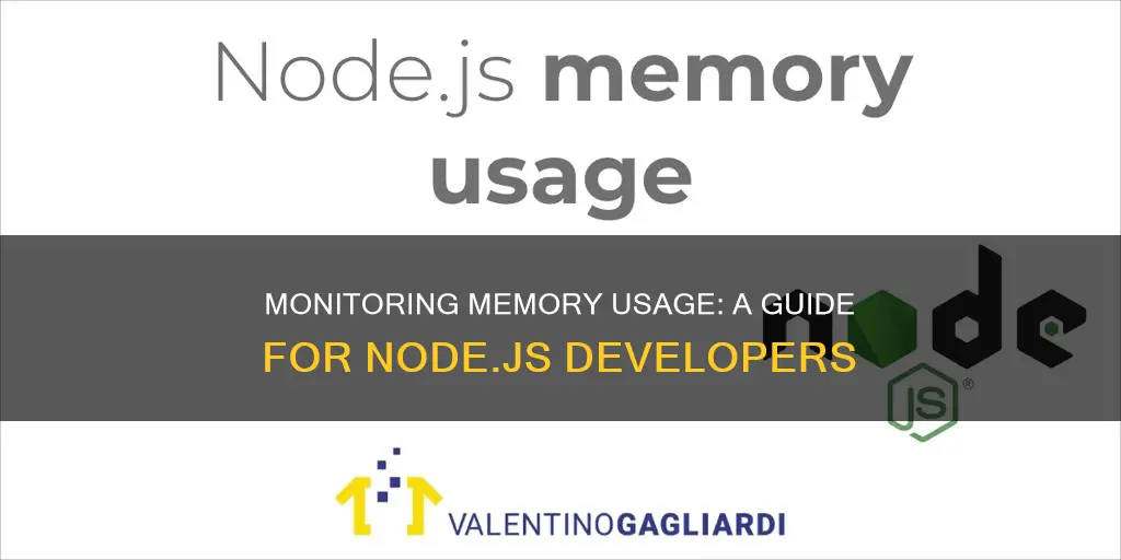 how to monitor memory usage in nodejs