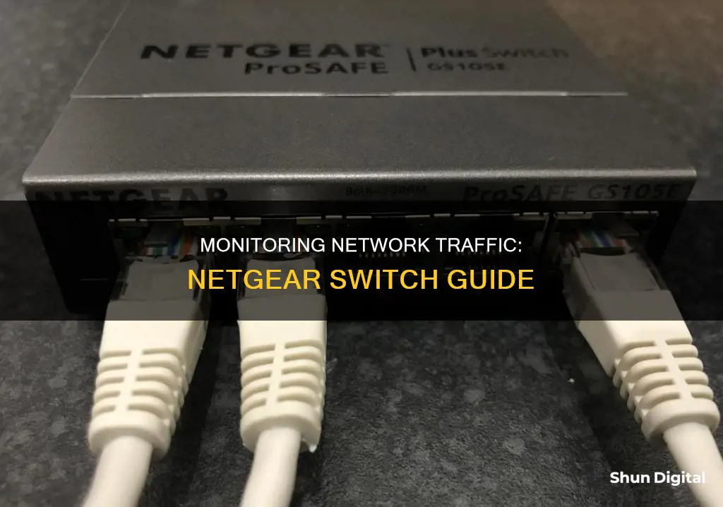 how to monitor network traffic on netgear switch