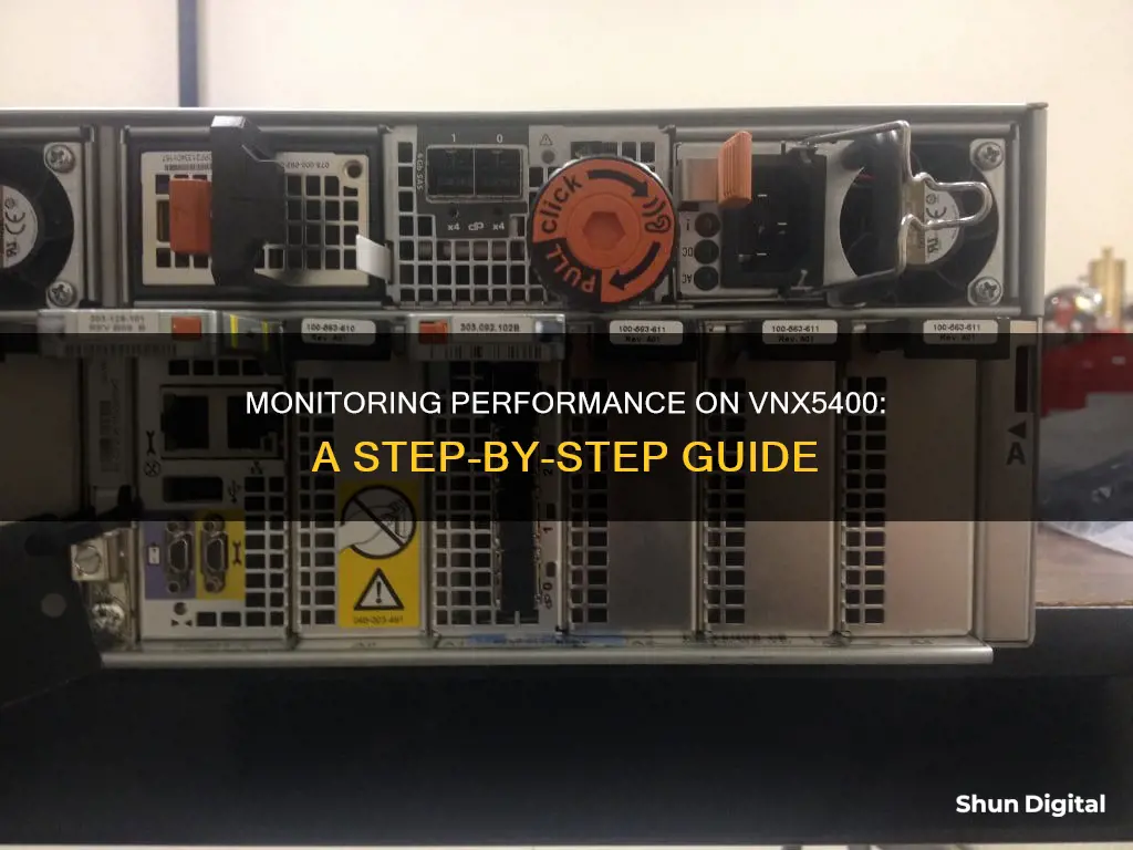 how to monitor performance on vnx5400