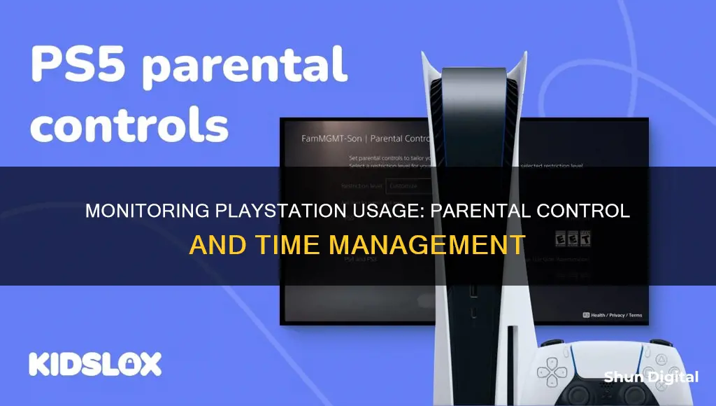 how to monitor playstation usage