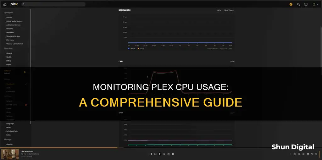 how to monitor plex cpu usage