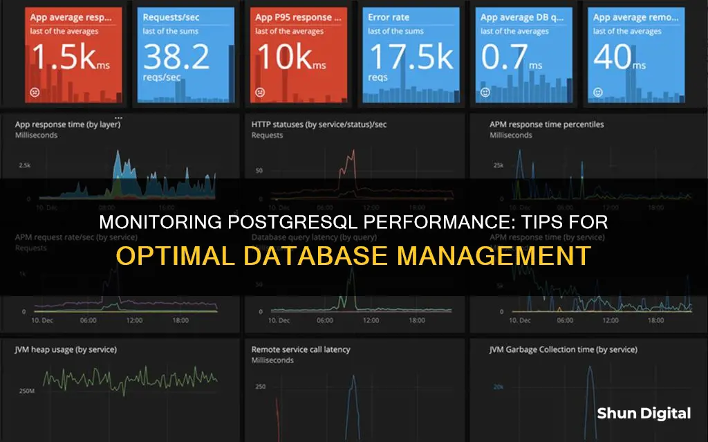 how to monitor postgresql database performance