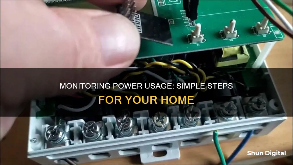 how to monitor power usage at home