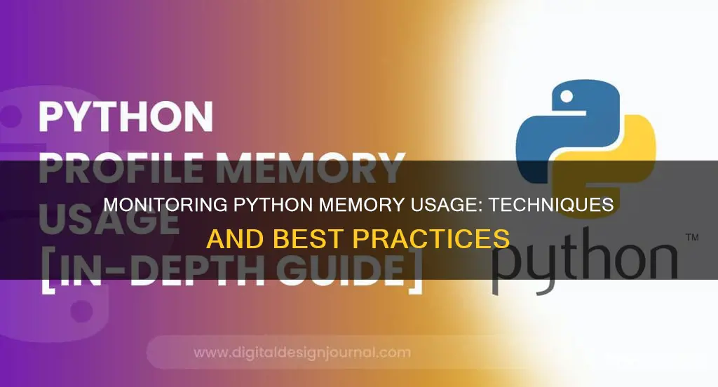 how to monitor python memory usage