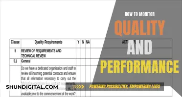 Monitoring Quality and Performance: Strategies for Success