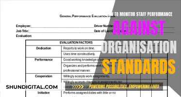 Monitoring Staff Performance: Meeting Organizational Standards