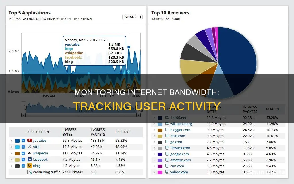 how to monitor the internet bandwidth usage of each users