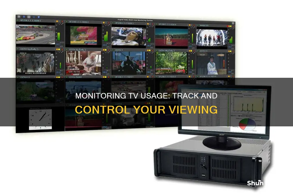 how to monitor tv usage