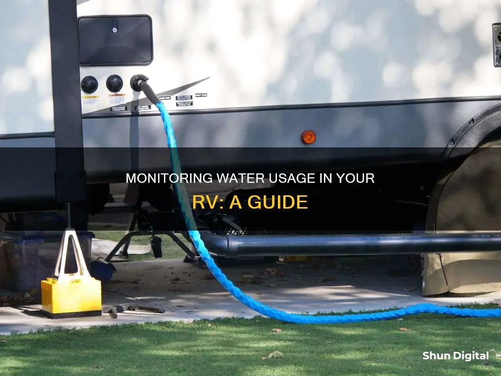 how to monitor water usage rv