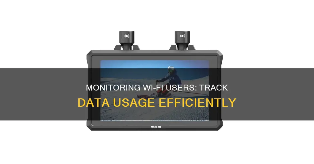 how to monitor wifi users data usage