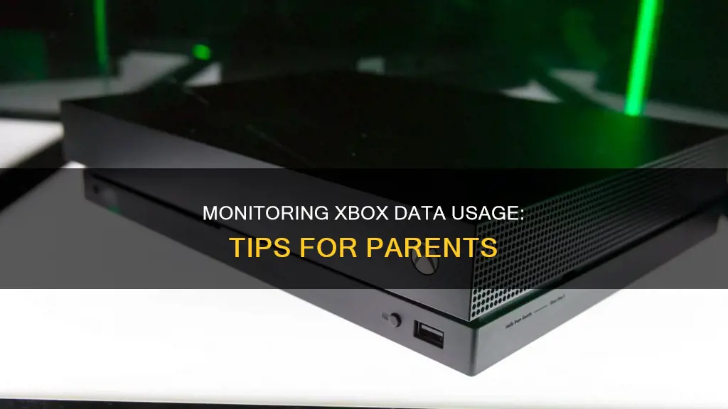 how to monitor xbox 10 data usage