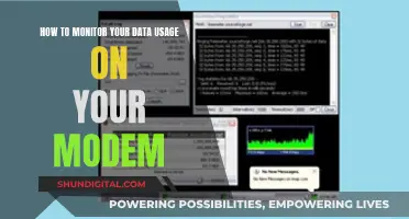 Monitoring Data Usage: Track Your Modem's Data Consumption