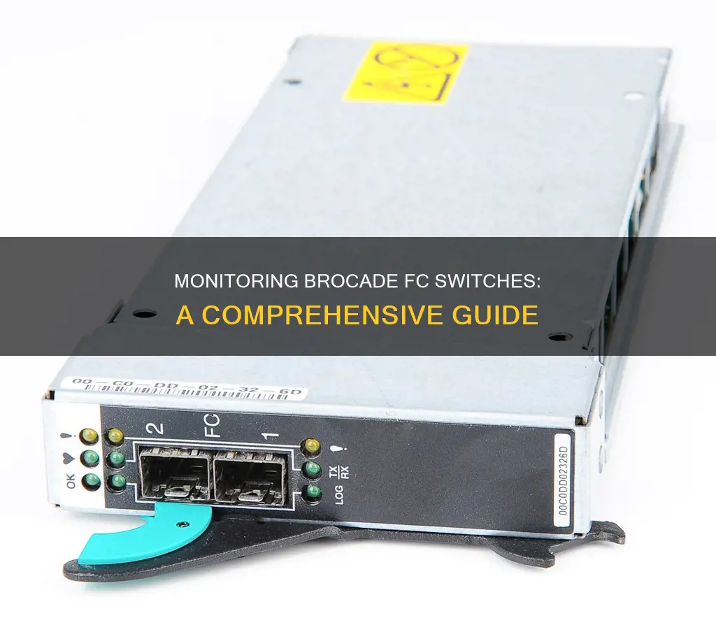 how to monitoring fc switches or brocade