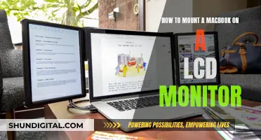 Mounting Your MacBook: Enhancing Display with an LCD Monitor