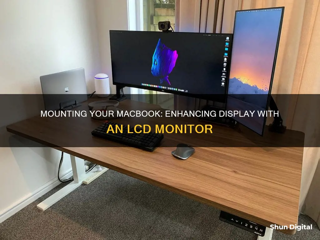 how to mount a macbook on a lcd monitor