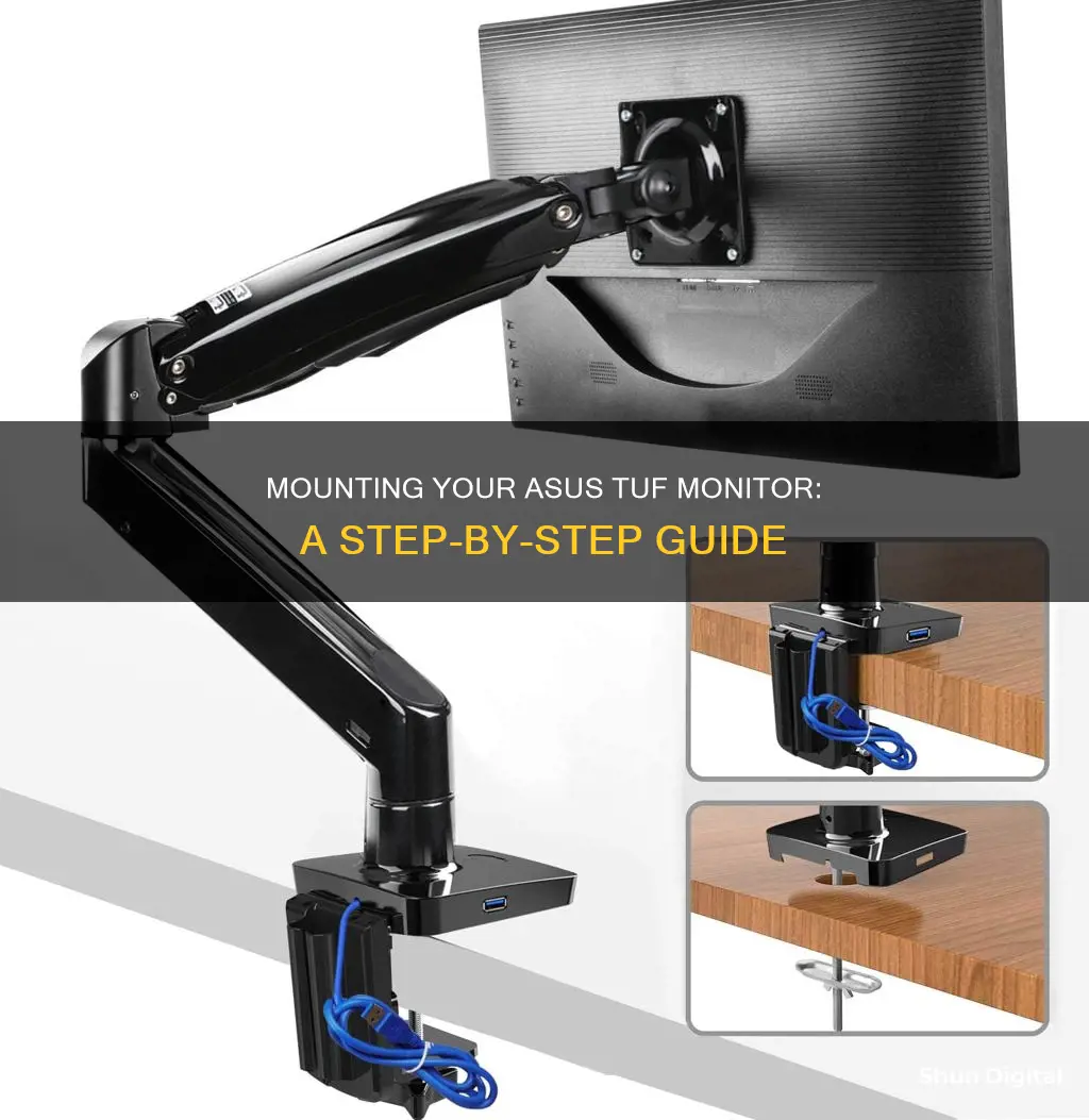 how to mount asus tuf monitor