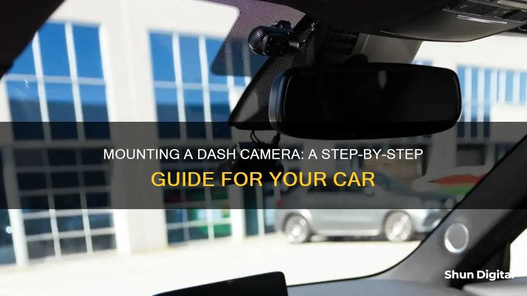 how to mount camera on car dash