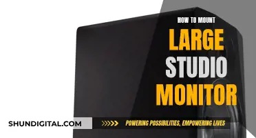 Mounting Large Studio Monitors: A Step-by-Step Guide