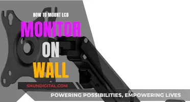 Mounting an LCD Monitor: A Step-by-Step Guide for Wall Installation