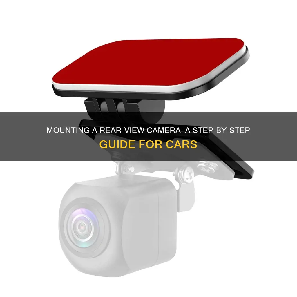 how to mount rear camera in car