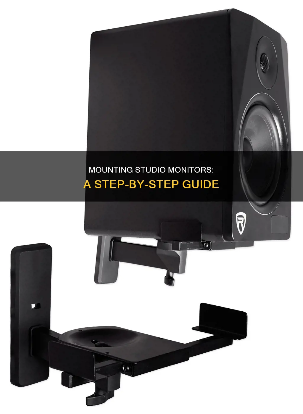 how to mount studio monitors