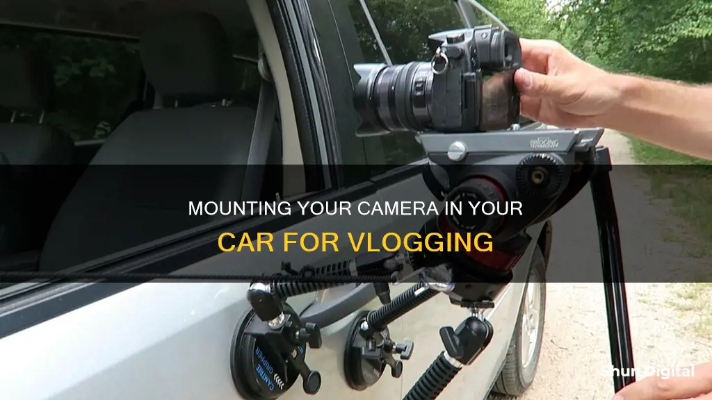 how to mount your camera in your car vlogging