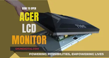 Opening an Acer LCD Monitor: A Step-by-Step Guide