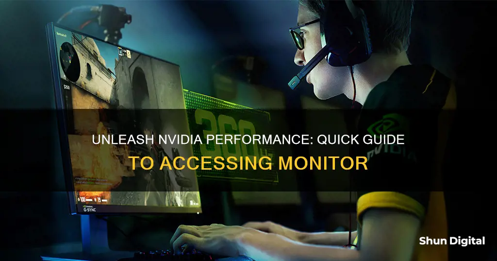 how to open nvidia performance monitor