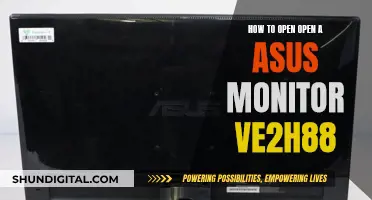 Opening an Asus VE279H Monitor: Step-by-Step Guide