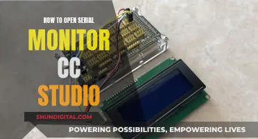 Opening the Serial Monitor in CC Studio: A Step-by-Step Guide