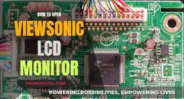 Opening a ViewSonic LCD Monitor: Step-by-Step Guide